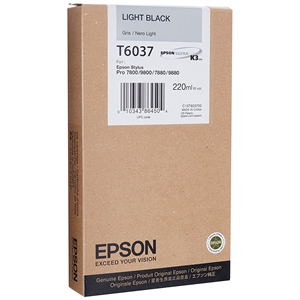 Epson Light Black T6037 - 220 ml wkład